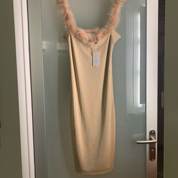 LOVERS AND FRIENDS, Nude Shimmer Courtney dress NWT - Picture 7 of 12